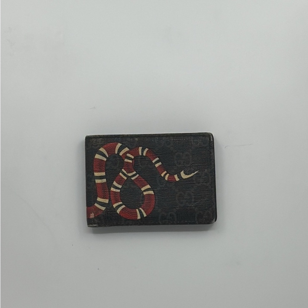 Gucci Black and Red Snake Used